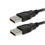 Imagem de Cabo de Dados USB Macho x USB Macho 2 Metros Reforçado Preto
