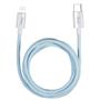 Imagem de Cabo de dados usb tipo-c para lightning 1m candy 27w ce210 azul oex