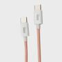 Imagem de Cabo de dados usb tipo-c para usb tipo-c 1m candy 30w ce206 rosa oex