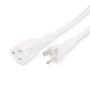 Imagem de Cabo de Extensão Amazon Basics - 13A 125V - 3m - 2 Unidades - Branco