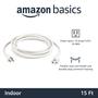 Imagem de Cabo de extensão Amazon Basics Indoor 13A 125V 4,5 m branco x2