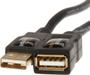 Imagem de Cabo de extensão USB-A 2.0 Amazon Basics, pacote com 10, 2 m, preto