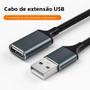 Imagem de Cabo de extensão USB coberto de nylon Anti quebra Anti emaranhado Metal resistente à pressão Tempo