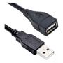 Imagem de Cabo, de Extensor, USB 2.0, AM/AF 5M 3934 - Exbom Cabo de Extensor USB 2.0 AM/AF 5M 3934 - Exbom