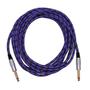 Imagem de Cabo de Guitarra Mono Nylon  P10+P10, 5M Dourado/Lilas