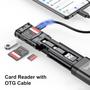 Imagem de Cabo de leitor de cartão SD e USB 3.0 TF/SD Type-C BUDI 9 em 1