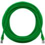 Imagem de Cabo De Rede 10 Metros Patch Cord Cat6 UTP Giga 100% Cobre Verde Alta Performance