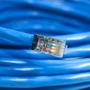 Imagem de Cabo de Rede 100% Cobre 5 Metros CAT6 Azul Área Externa Dupla Capa Blindado UTP Fio Lan