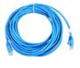 Imagem de Cabo De Rede 15 Metros Lan Internet Crimpado Rj45 Cat5e Azul