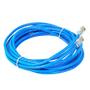 Imagem de Cabo de Rede 2 Metros Cat 5 Azul Internet Montado