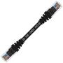 Cabo De Rede 20 CM Patch Cord Cat6 UTP 100% Cobre Preto Alta Performance - CABOS PATCHCORD Imagem de Cabo De Rede 20 CM Patch Cord Cat6 UTP 100% Cobre Preto Alta Performance