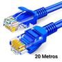 Imagem de Cabo de Rede 20 Metros RJ45 Cat5E Patch Cord UTP LAN Internet