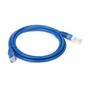 Imagem de Cabo de Rede 3 Metros Internet RJ45 Blindado Flexível Cat6 Ethernet Lan 10208-3 Azul