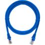 Imagem de Cabo De Rede 3 Metros Patch Cord Cat6 UTP 100% Cobre Azul Ideal para Games