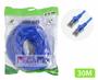 Imagem de Cabo de Rede 30 Metros Internet Rj45 Anatel 30m Patch Cord