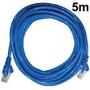 Imagem de Cabo de Rede 5 Metros RJ45 Cat5E Patch Cord UTP LAN Internet