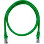 Imagem de Cabo De Rede 80 CM Patch Cord Cat6 UTP 100% Cobre 10/100/1000  Verde