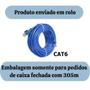 Imagem de Cabo de Rede Azul Utp Rj45 Cat6 Furukawa Sohoplus 20 Metros