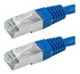 Cabo De Rede Blindado 10m Ethernet Rj45 Cat5e Azul 10 Metros - Chipsce Imagem de Cabo De Rede Blindado 10m Ethernet Rj45 Cat5e Azul 10 Metros