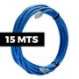 Imagem de Cabo de Rede Cat 5e MPT Interno 15 Metros U/UTP 4P X 24AWG  Azul Com Conectores