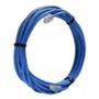 Imagem de Cabo de Rede Cat 5e MPT Interno 15 Metros U/UTP 4P X 24AWG  Azul Com Conectores