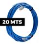 Imagem de Cabo de Rede Cat 5e MPT Interno 20 Metros U/UTP 4P X 24AWG  Azul Com Conectores