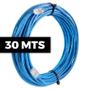 Imagem de Cabo de Rede Cat 5e MPT Interno 30 Metros U/UTP 4P X 24AWG  Azul Com Conectores