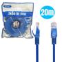 Imagem de Cabo De Rede Cat5 Lan 15 Metros Ethernet Rj45 Azul Crimpado