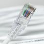 Imagem de Cabo De Rede Cat5e 100% Cobre Branco 40 Metros Patch Cord Internet Crimpado Lan Cftv Pronto