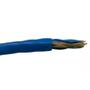 Imagem de Cabo de rede cat6 10 metro azul 4px23awg internet megatron