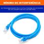 Imagem de Cabo De Rede Cat6 20 Metros Lan Internet 10000mbps Rj45 Azul - Mb Tech