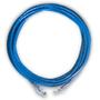 Imagem de Cabo de Rede CAT6 3 Metros 3m Azul Rolo UTP Ethernet Crimpado 23AWG Pronto