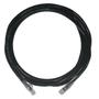 Imagem de Cabo de Rede CAT6 3 Metros 3m Preto Rolo UTP Ethernet Crimpado 23AWG Pronto