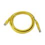 Imagem de Cabo De Rede Cat6 Cabo Resistente De 1,5 Metros Condutores Em Cobre Nu Ideal Para Gamers Streamers Internet Sem Travamentos - Amarelo
