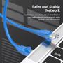 Imagem de Cabo de Rede CAT6 Ethernet RJ45 Giga LAN 3 Metros Vention