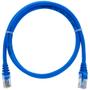 Imagem de Cabo De Rede Cat6 Rj45  Cca 1 Metro Azul Patch Cord