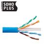 Imagem de Cabo de Rede Cat6 Soho Plus Furukawa Azul 30 m + 04 Rj45 Cat6 Furukawa Gigalan