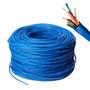 Imagem de Cabo de Rede CFTV Azul Para Internet 4 Pares 24AWG Liga de Cobre Marca Cabel