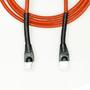Imagem de Cabo de Rede Ethernet CAT6 Revestido em Tecido Laranja - 15 Metros