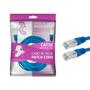 Imagem de Cabo de Rede FTP Patch Cord RJ45 Cat 5e - Blindado - 10 metros - Azul - Chip SCE 018-9920