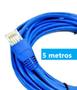 Imagem de Cabo de Rede / Internet - Pronto para Uso Cat5E 5 metros Azul // Infinty-Ultra