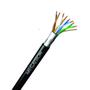 Imagem de Cabo de rede LAN 4PX24AWG - BLINDADO - 100% cobre - uso externo - rolo com 100 metros .