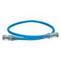 Imagem de Cabo De Rede Patch Cord 1 Metro CAT6 100% Cobre Azul Ethernet Lan Utp