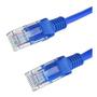 Imagem de Cabo de rede patch cord cat.5 5 metros azul - XCell