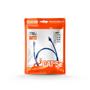 Imagem de Cabo de Rede Patch Cord CAT.5e Plus Cable,1.5m, Azul - PC-ETHU15BL