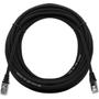 Imagem de Cabo de Rede Patch Cord Cat5e 100% Cobre Blindado Preto 10 Metros