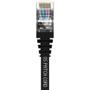 Imagem de Cabo de Rede Patch Cord Cat5e 100% Cobre com  Blindagem Preto 60 centímetros