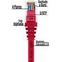 Imagem de Cabo de Rede Patch Cord Cat5e CCA 15 Metros Vermelho
