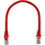 Imagem de Cabo de Rede Patch Cord Cat5e CCA Vermelho 25 centímetros