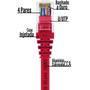 Imagem de Cabo de Rede Patch Cord Cat5e CCA Vermelho 9 Metros